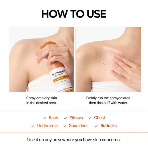 Dr.Melaxin Peel Shot Kojic Acid Turmeric Spray