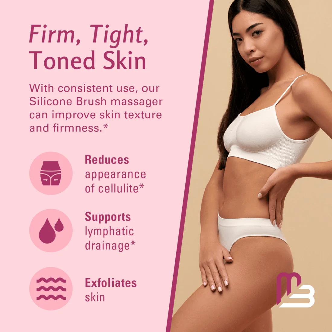 Anti Cellulite Silicon Body Brush